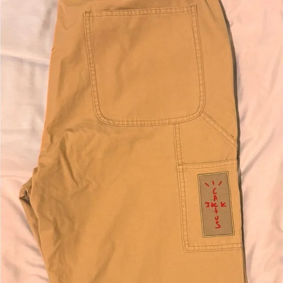 Travis Scott Cactus Jack x Jordan Canvas Pant Desert/Khaki/University Red
